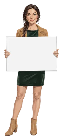 Nadia Brandt holding a sign: the facts were last checked in October 2026
